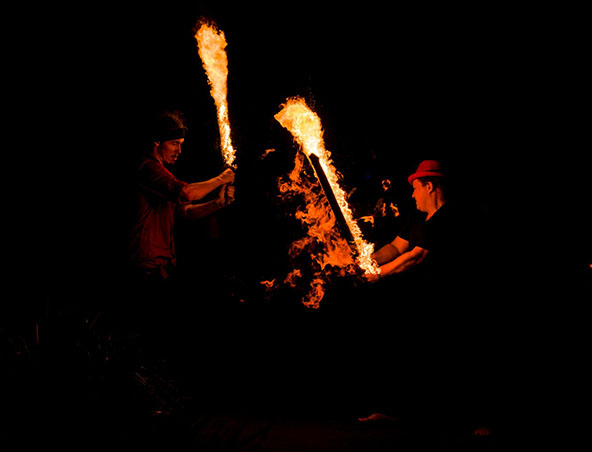 Sydney Fire Performers - Fire Twirlers - Sydney Performers - Roving Entertainment