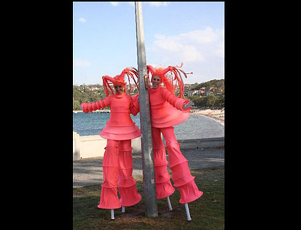 Sydney Stilt Walkers Sci Fi Dollies-Sydney