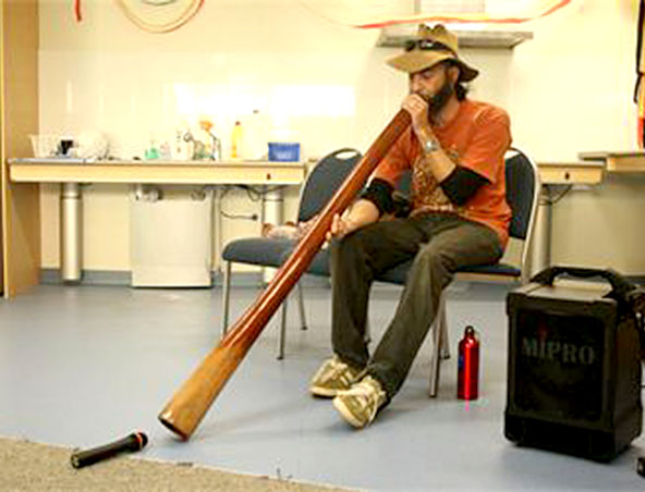 Sydney Didgeridoo Player Sydney - Roving Musicians - Aboriginal Entertainment
