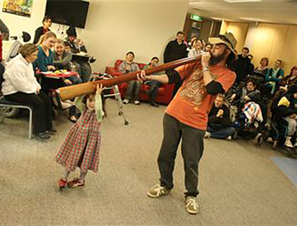 Sydney Didgeridoo Player Sydney - Roving Musicians - Aboriginal Entertainment