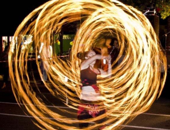 Sydney Fire Twirlers - Sydney Fire Performers - Roving Entertainers